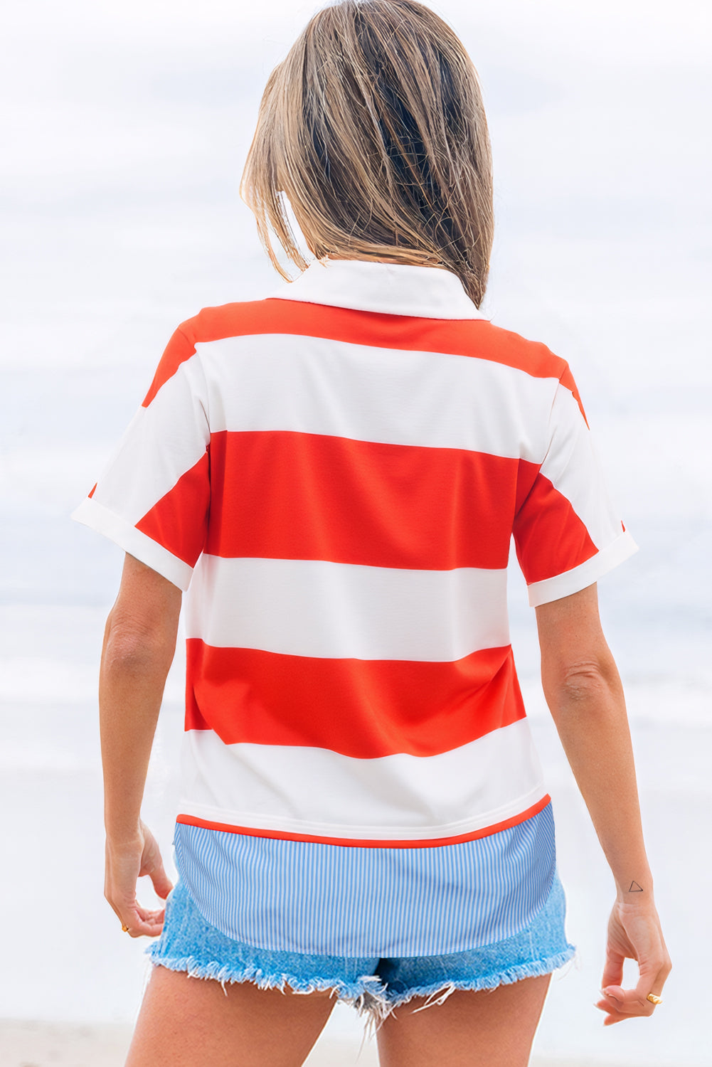 Daphne striped top