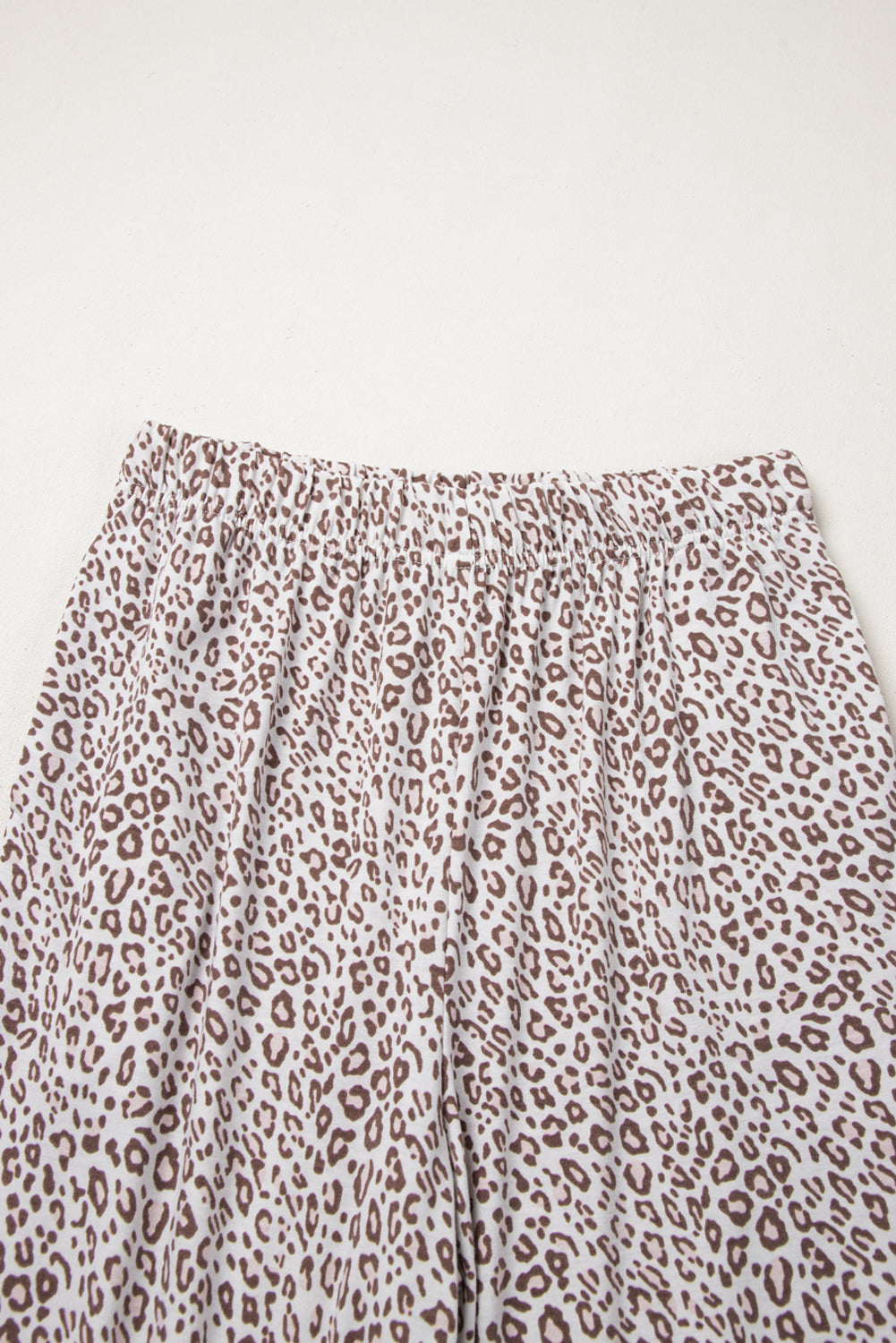 White leopard two piece set