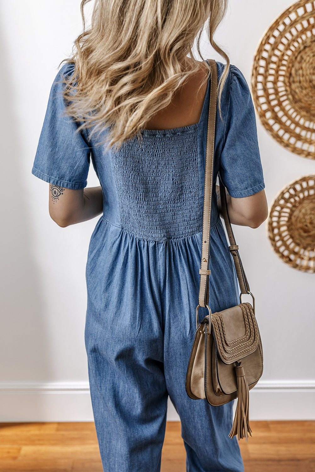 Amelia blue jumpsuit