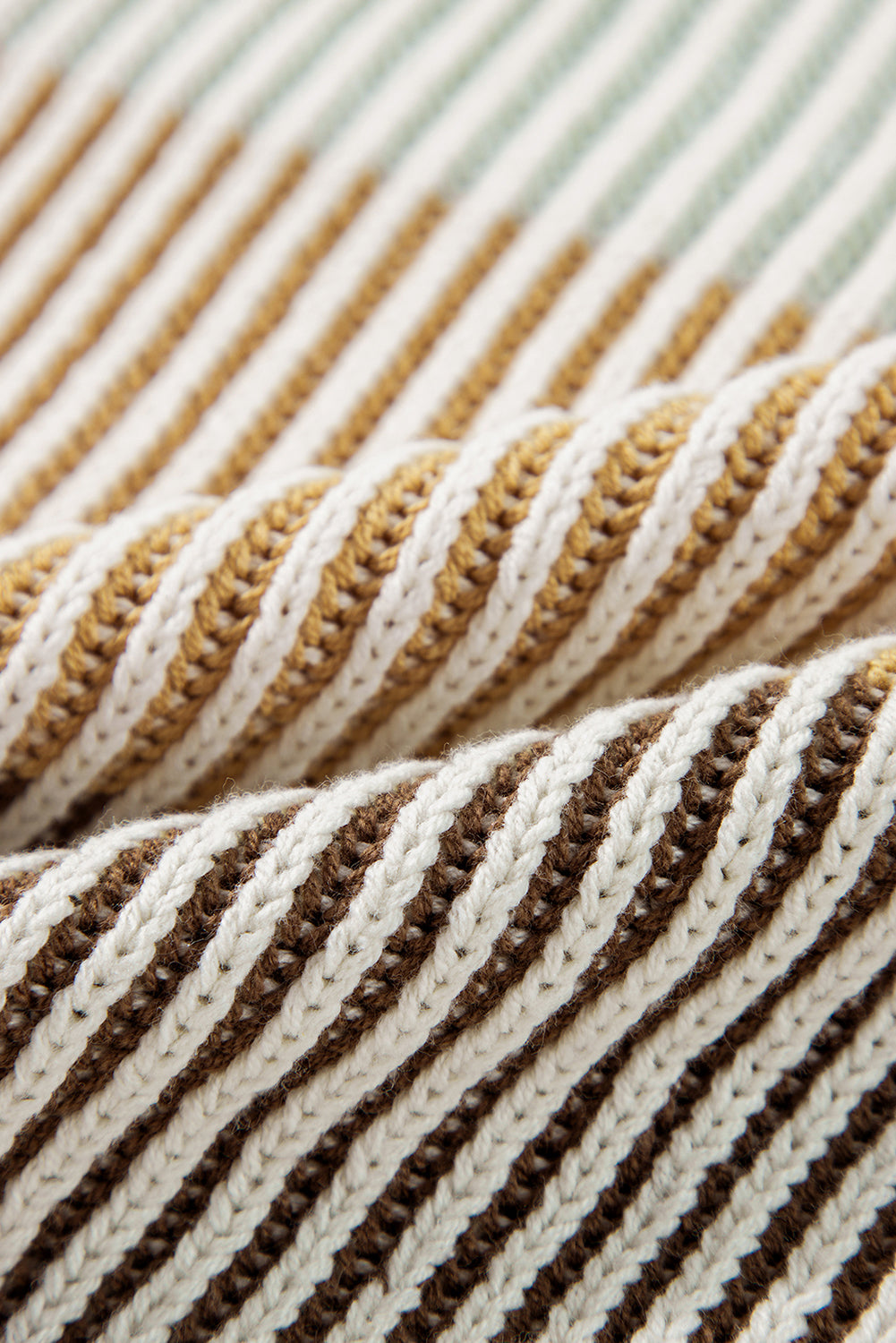 Bubble sleeve sweater (brown)