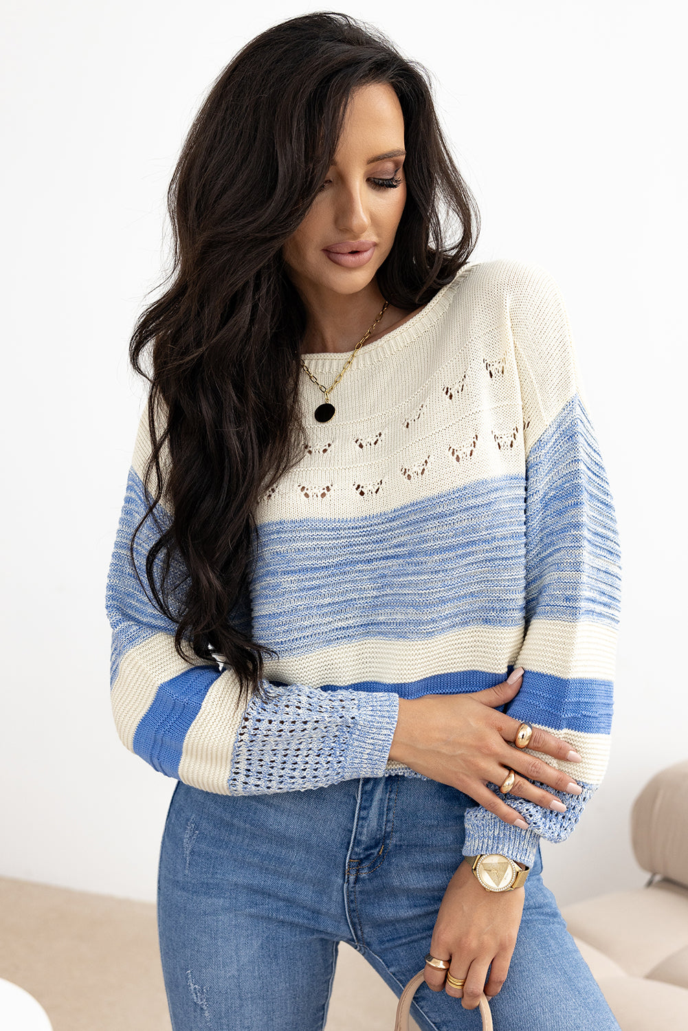 Light blue sweater
