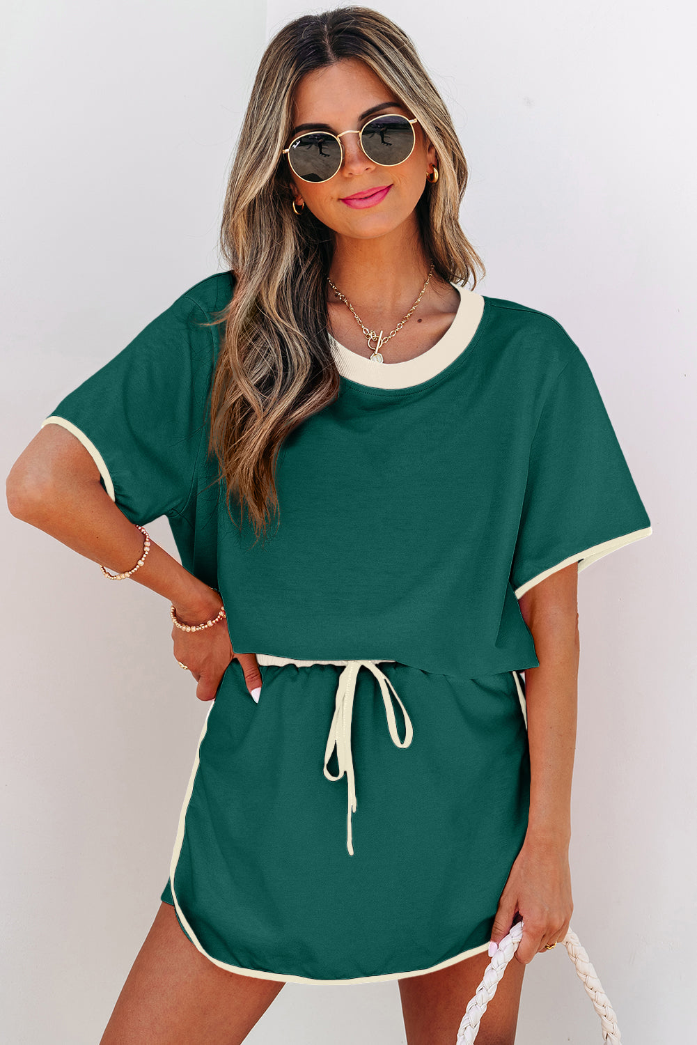Color block Skort set (various colors)