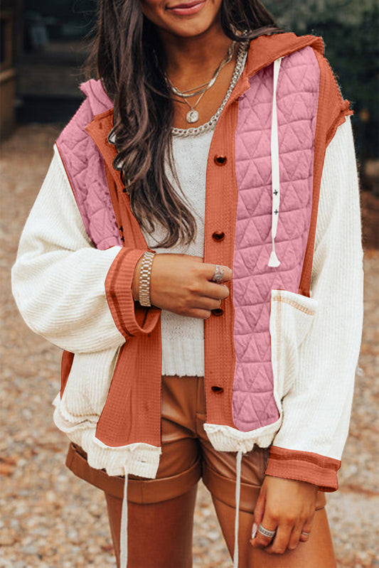 Quilted patchwork jacket (various colors)