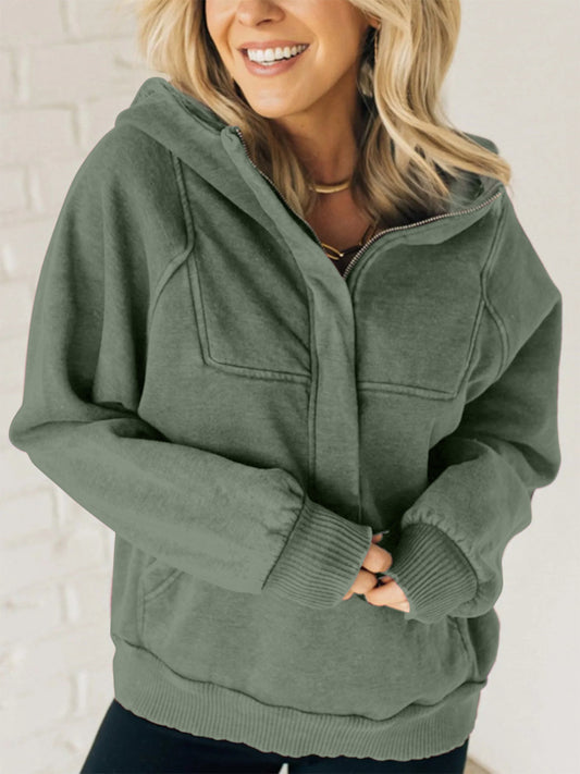 Harper half zip hoodie (various colors)