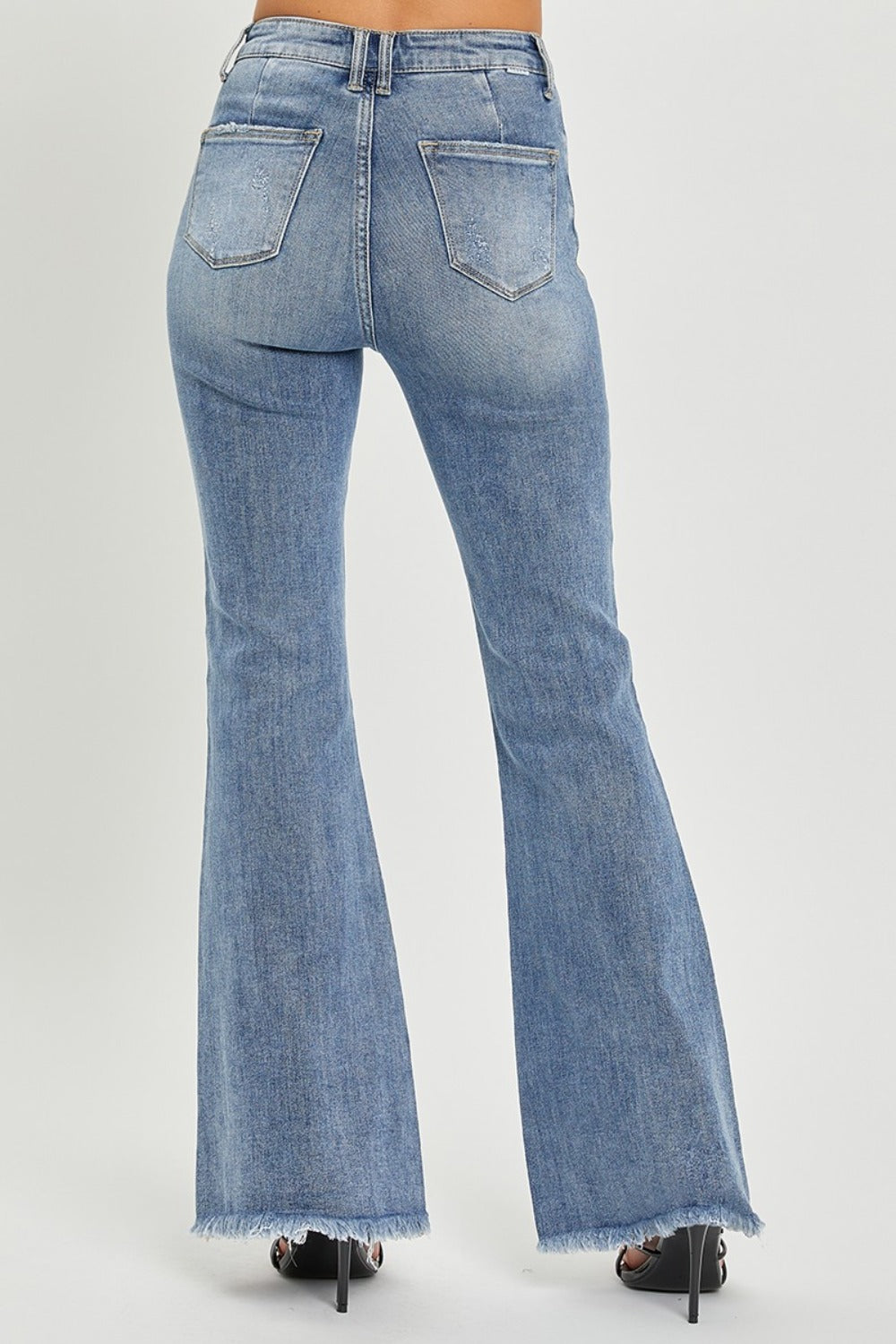 RISEN high rise flare jeans