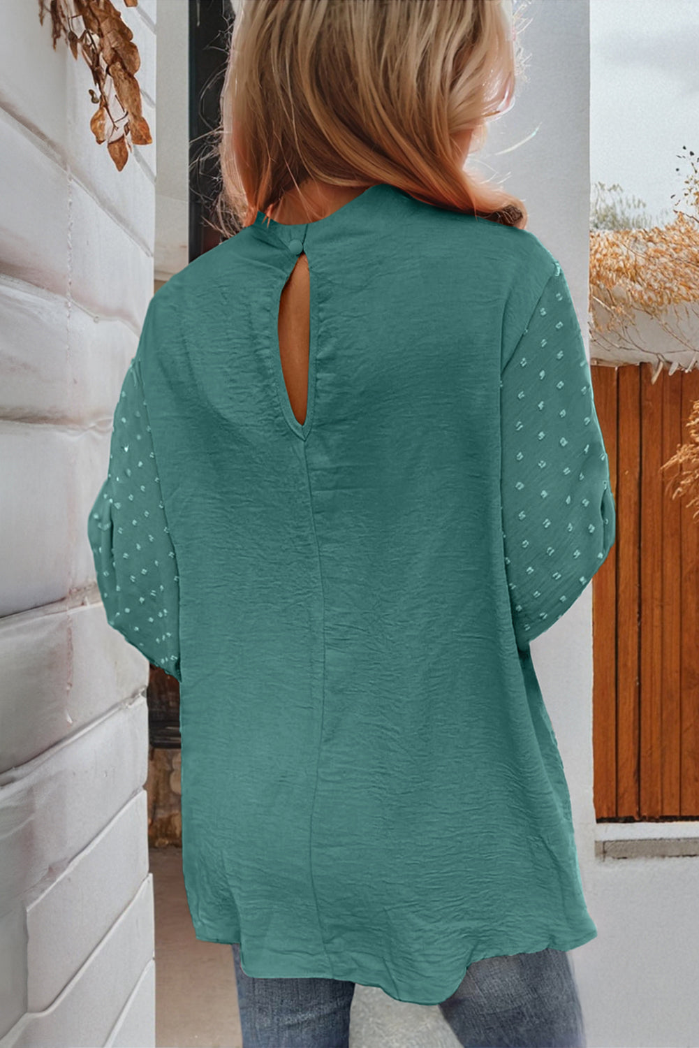 Ellie balloon sleeve top