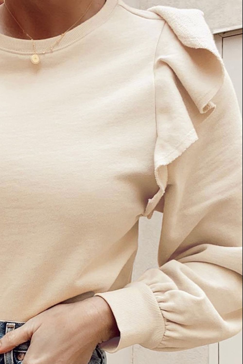 Rosalie ruffled blouse