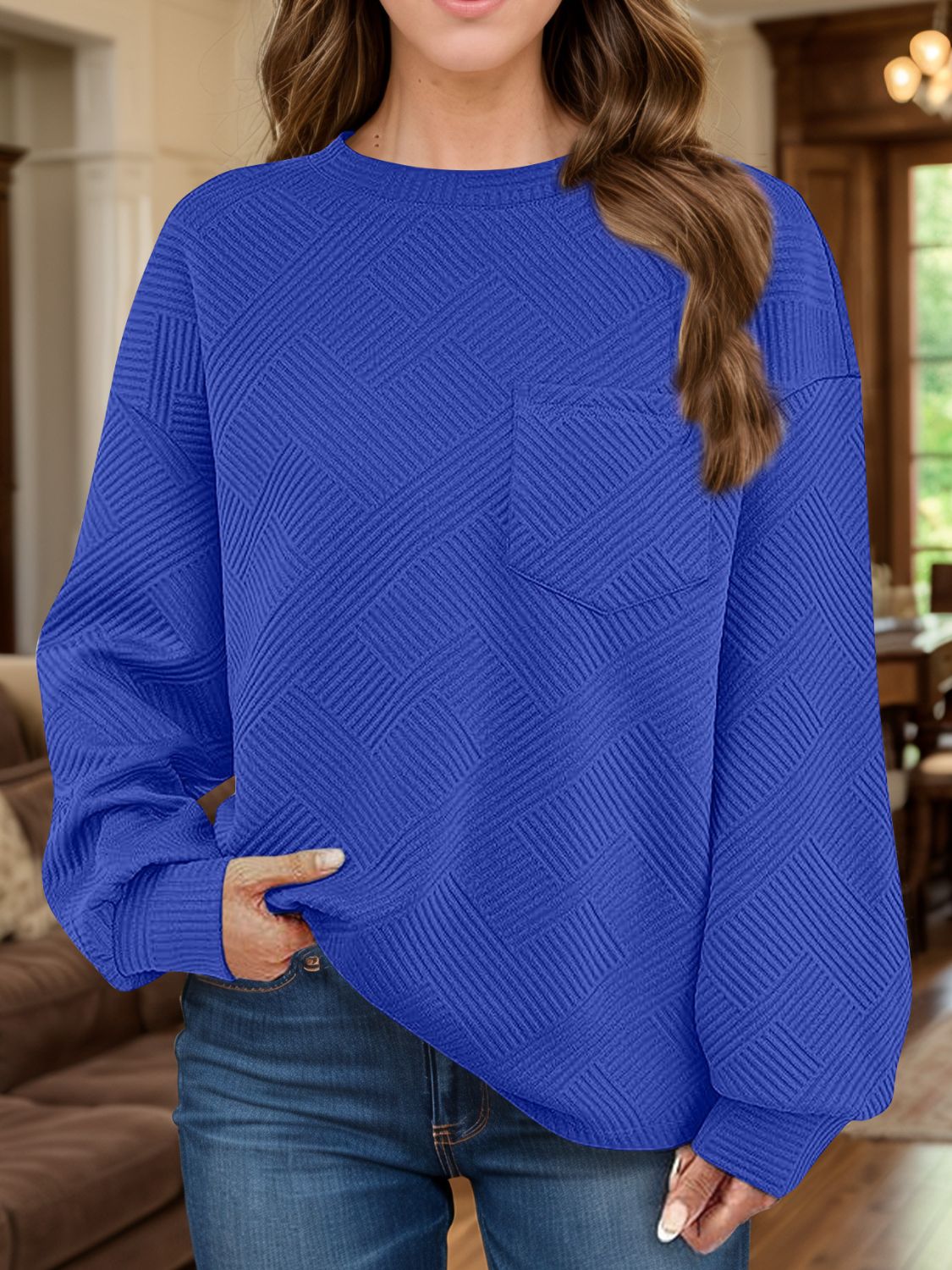 Textured sweatshirt (various colors)