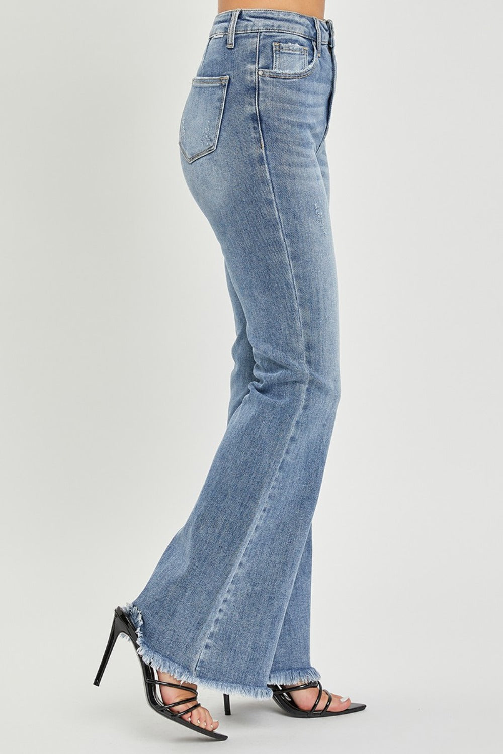 RISEN high rise flare jeans