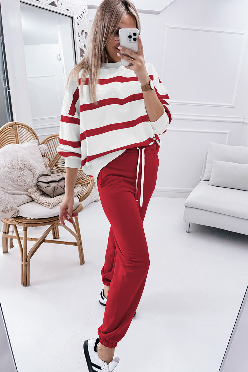 Stella jogger set (red)